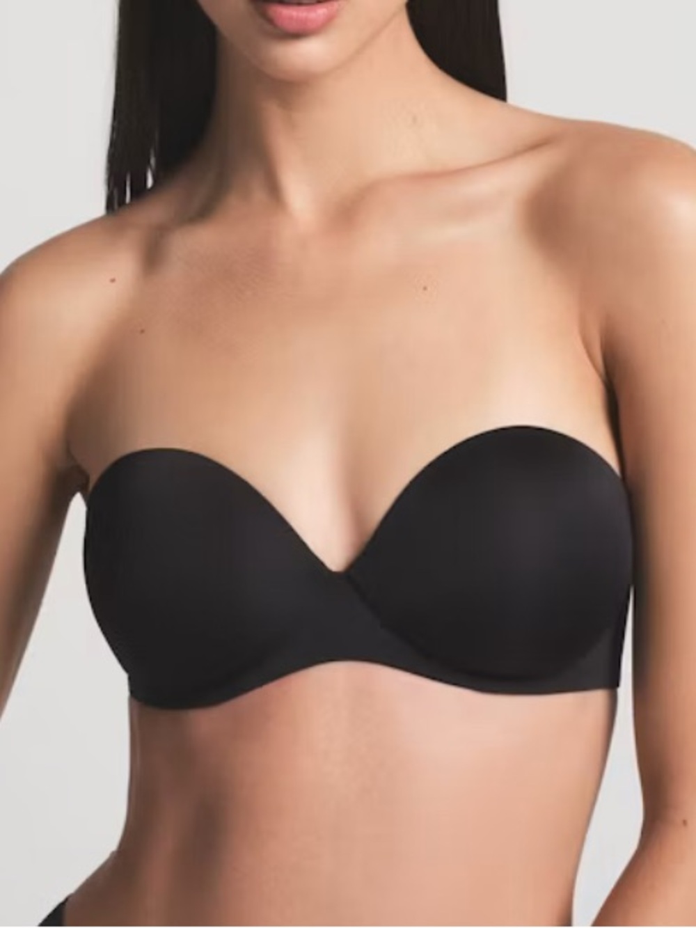 Skims New Strapless Ultimate Collection Push Up Bra Onyx